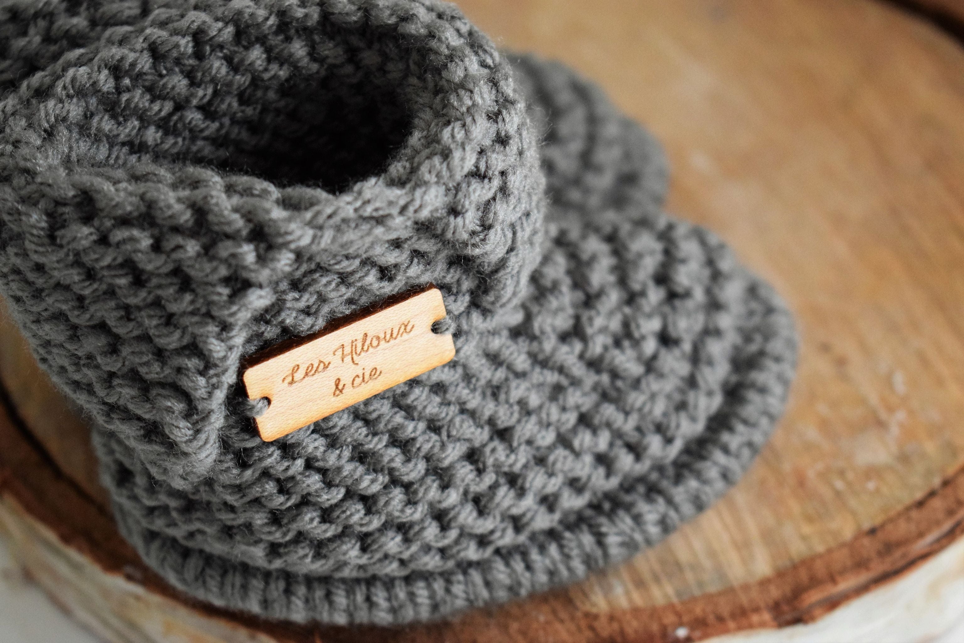 Bottine tricot bébé