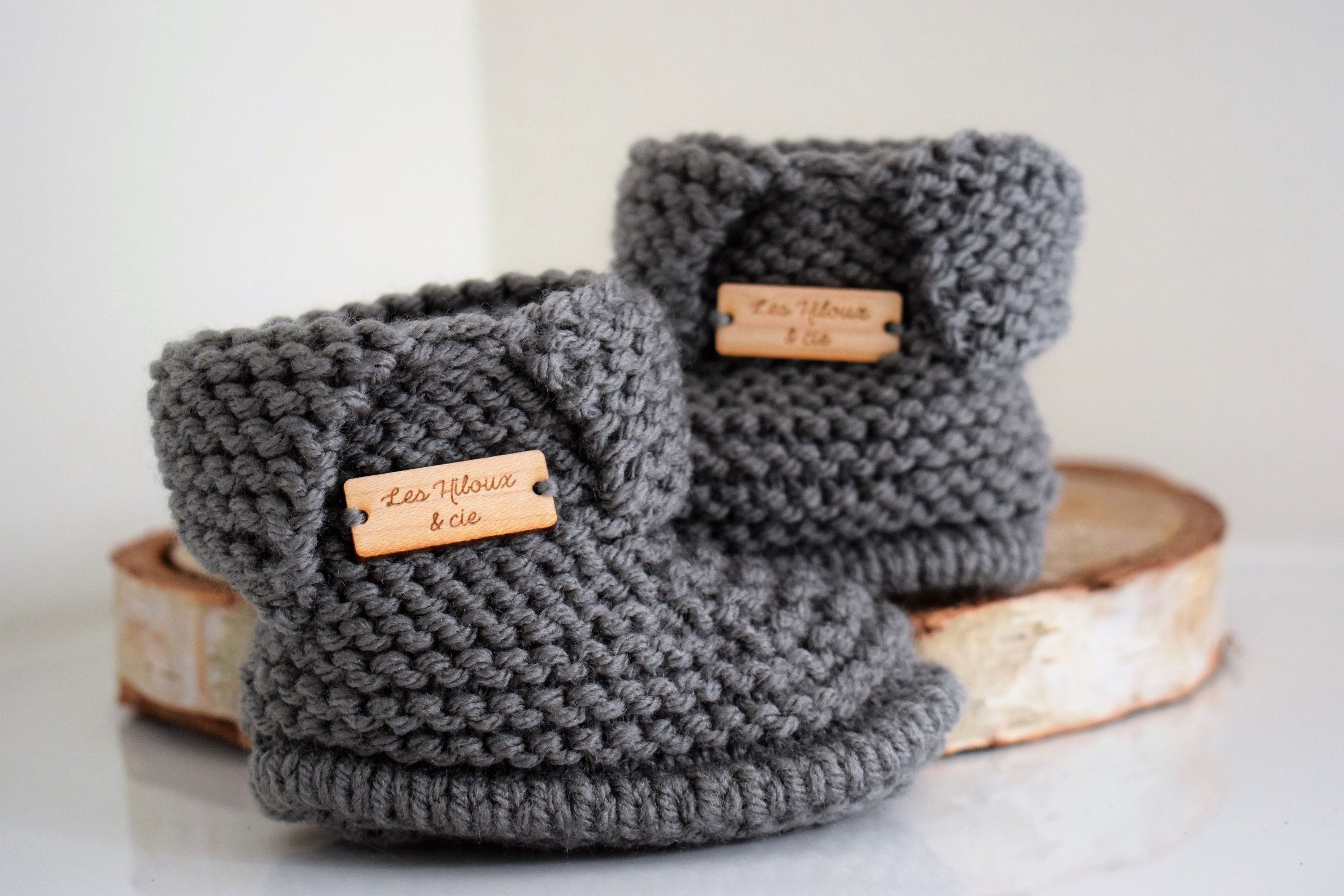 Bottine tricot bébé