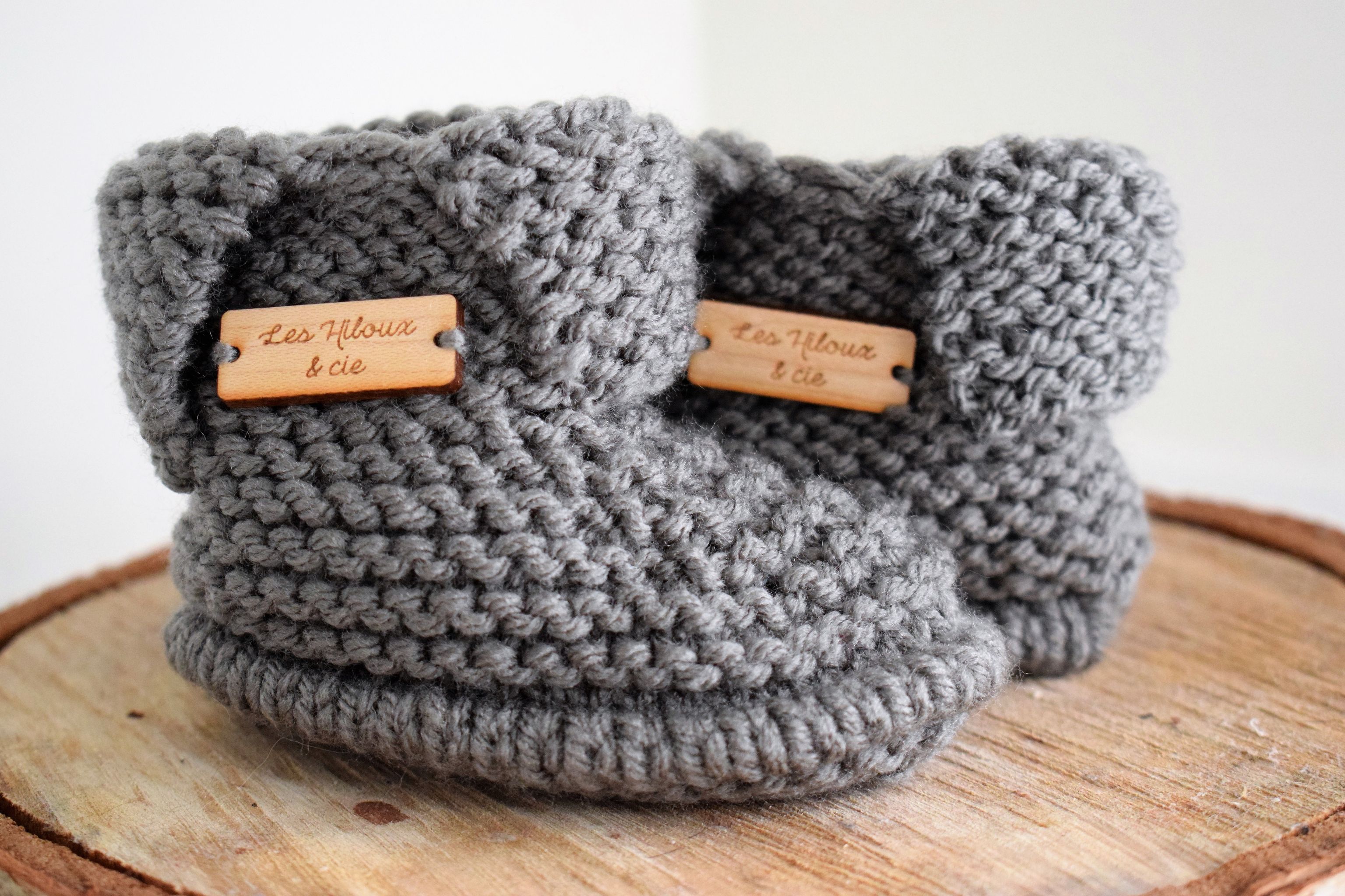 Bottine tricot bébé