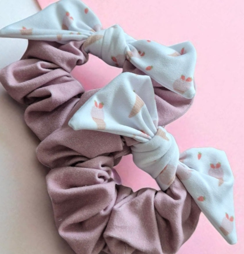 Chouchou bouclette cornet