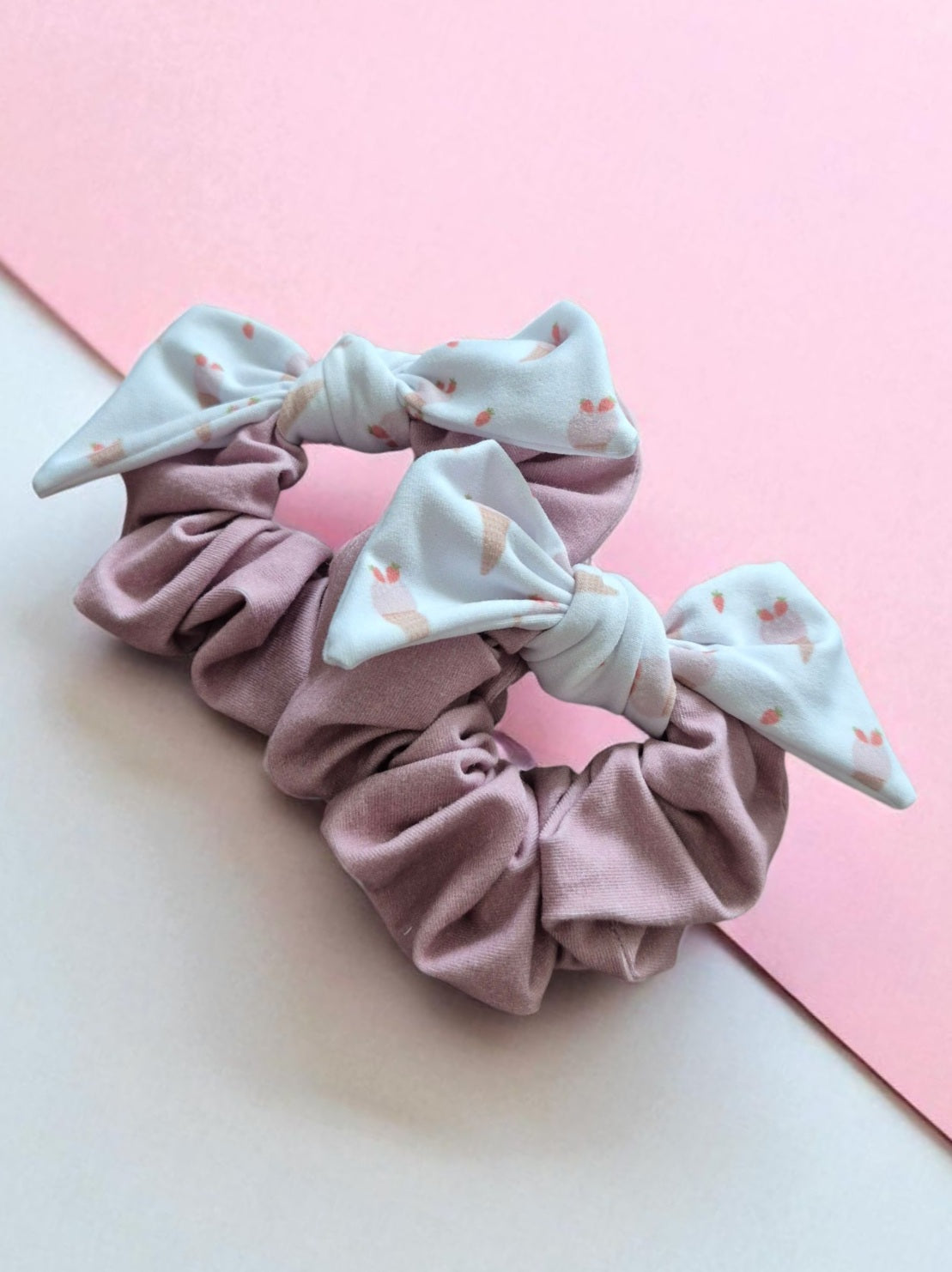 Chouchou bouclette cornet